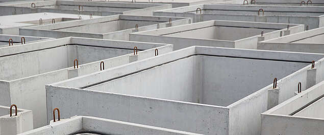 Nu al porselein long Prefab betonnen putten voor ondergrondse toepassingen - O Beton